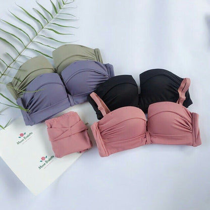 Wireless Seamless Bra and Panty Women's Lingerie Set (Pack of 4)