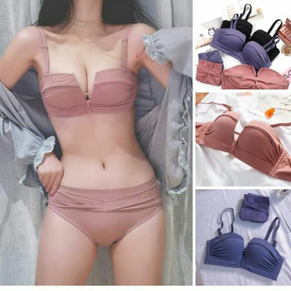 Wireless Seamless Bra and Panty Women's Lingerie Set (Pack of 4)